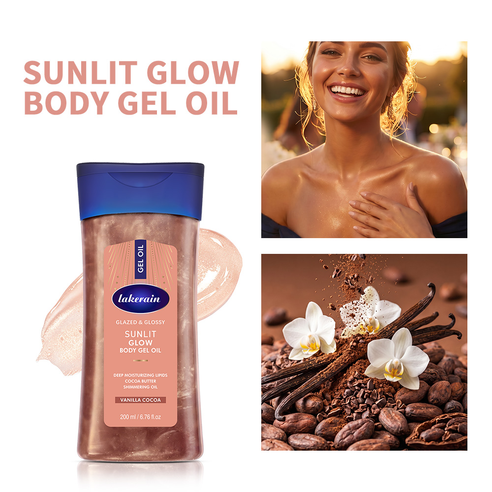 Body Shimmer Lotion - Sunlit Glow Body Gel Oil Shimmer