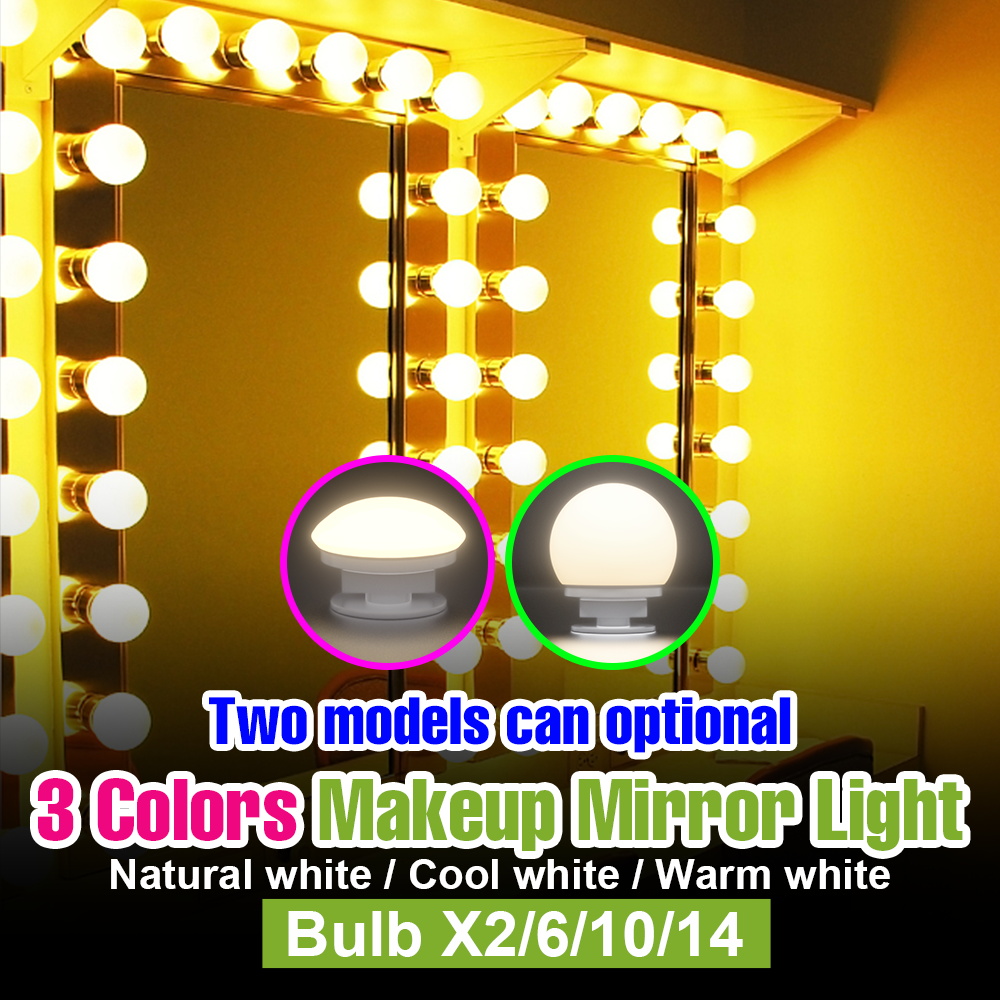 Beauty Makeup Light - LED Makeup Mirror Light 5V Dimmable