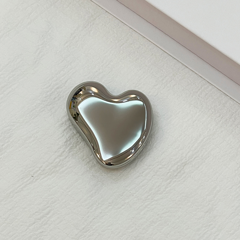 1PC Heart Shape Makeup Mirror  - Beauty Makeup For Girl ulasan dan harga