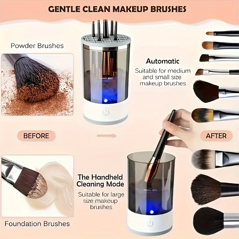 Automatic Electric Makeup Brus - Beauty Makeup Background ulasan dan harga