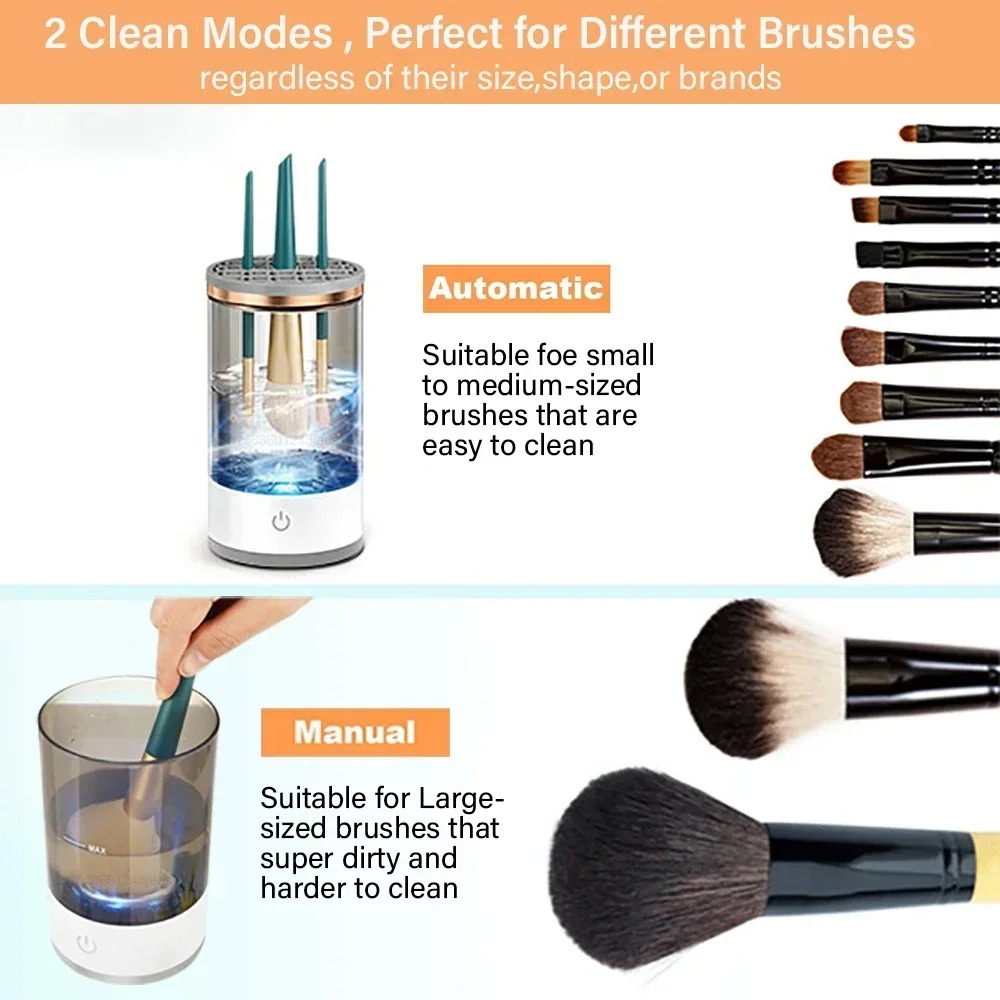 Automatic Electric Makeup Brus - Beauty Makeup Background ulasan dan harga