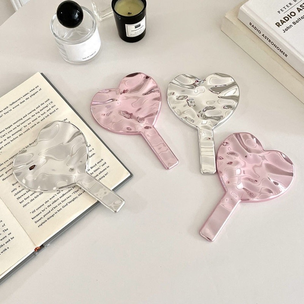 Portable Handheld Makeup Mirro - Beauty Love Makeup ulasan dan harga