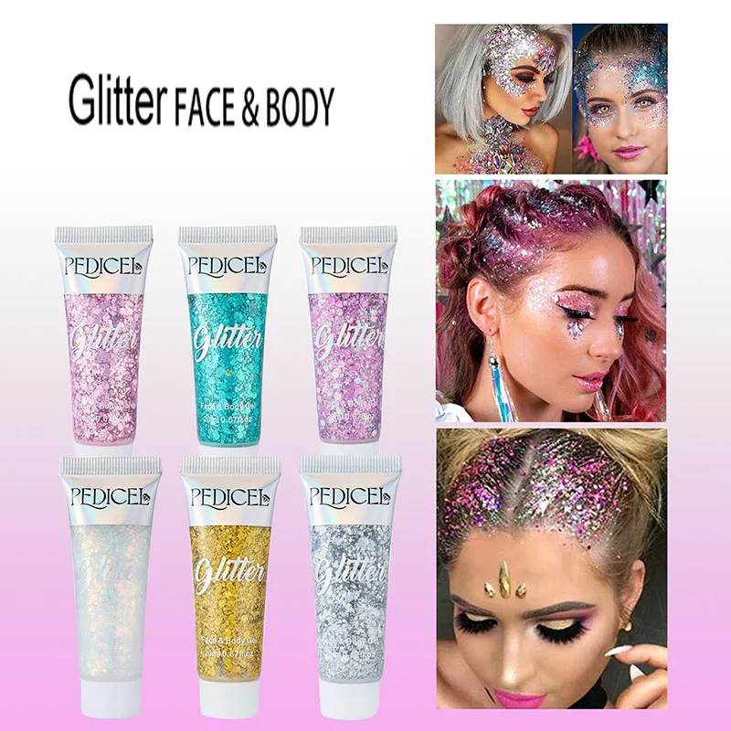 Eye Glitter Nail Hair Body Fac - Body Shimmer Lotion ulasan dan harga