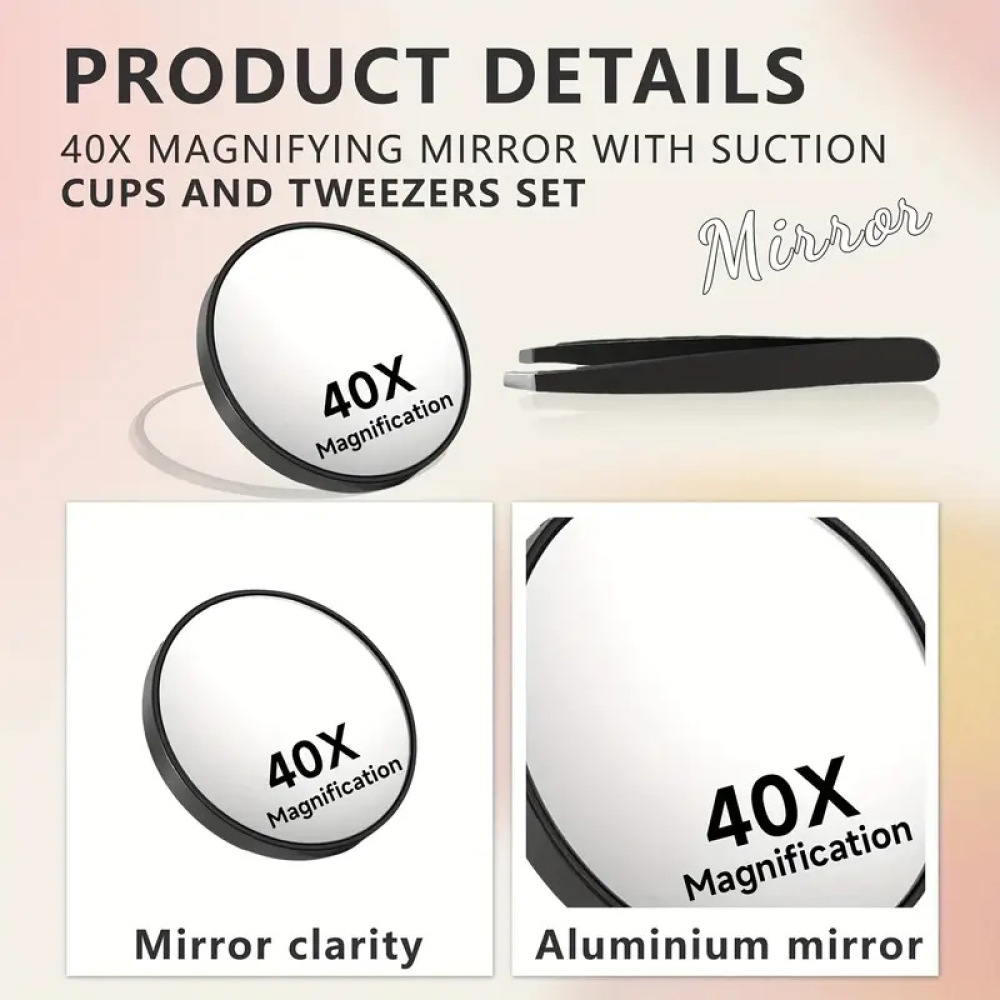 Compact Handheld Magnifying Mi - Beauty Makeup Hd ulasan dan harga
