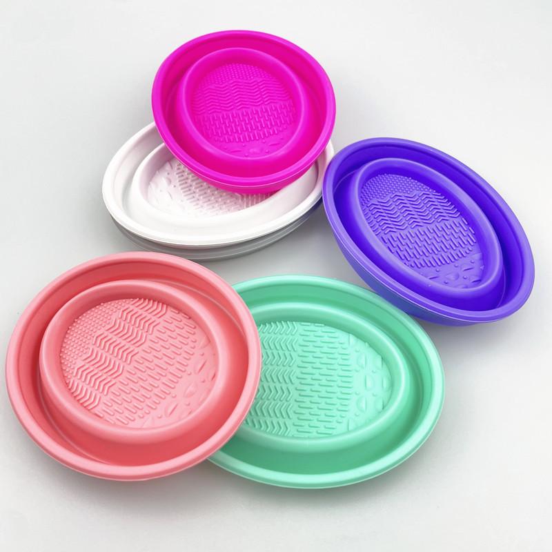 Folding Powder Puff Cleaning B - Beauty Makeup Background ulasan dan harga