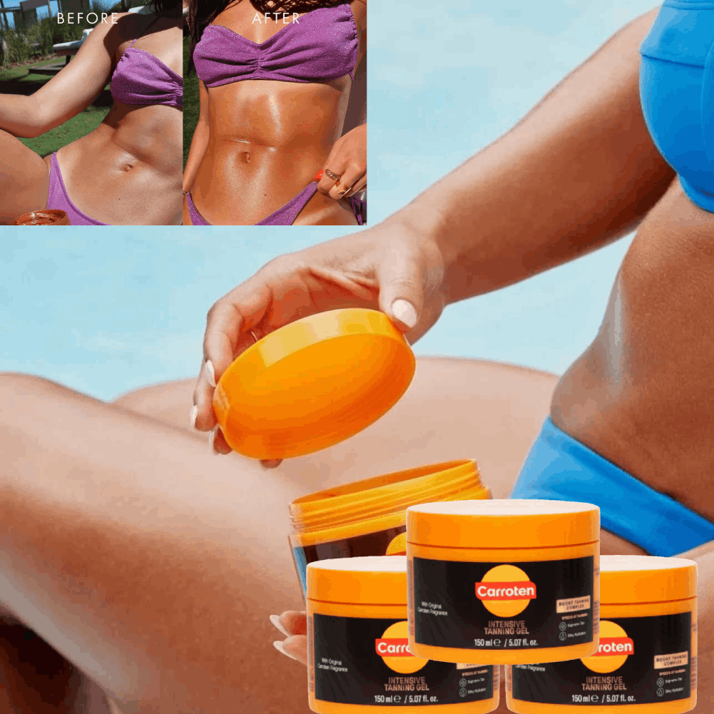 Carrot Shimmer Tanning Gel - S - Body Shimmer Lotion ulasan dan harga