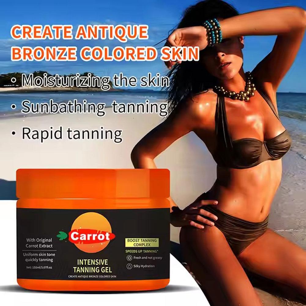 Carrot Shimmer Tanning Gel - S - Body Shimmer Lotion ulasan dan harga