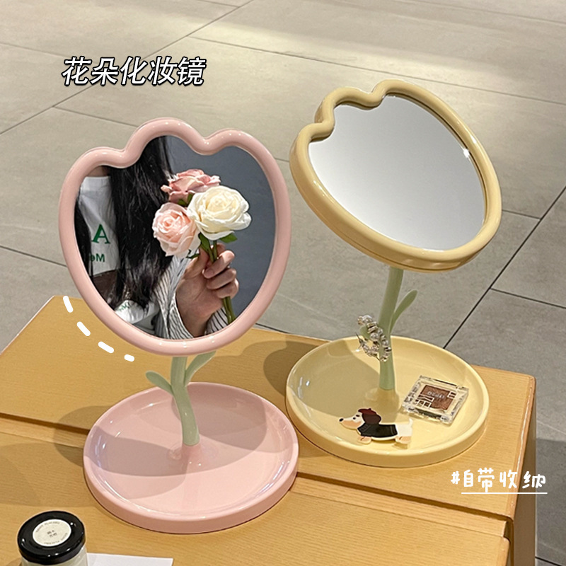 Advanced Flower Mirror Tulip M - Beauty Makeup Table ulasan dan harga