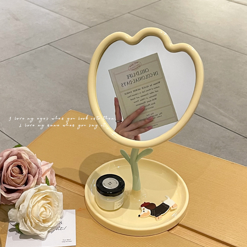 Advanced Flower Mirror Tulip M - Beauty Makeup Table ulasan dan harga