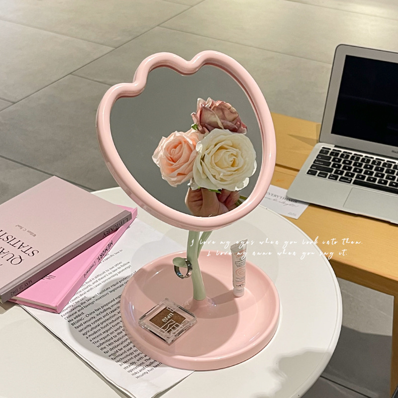Advanced Flower Mirror Tulip M - Beauty Makeup Table ulasan dan harga