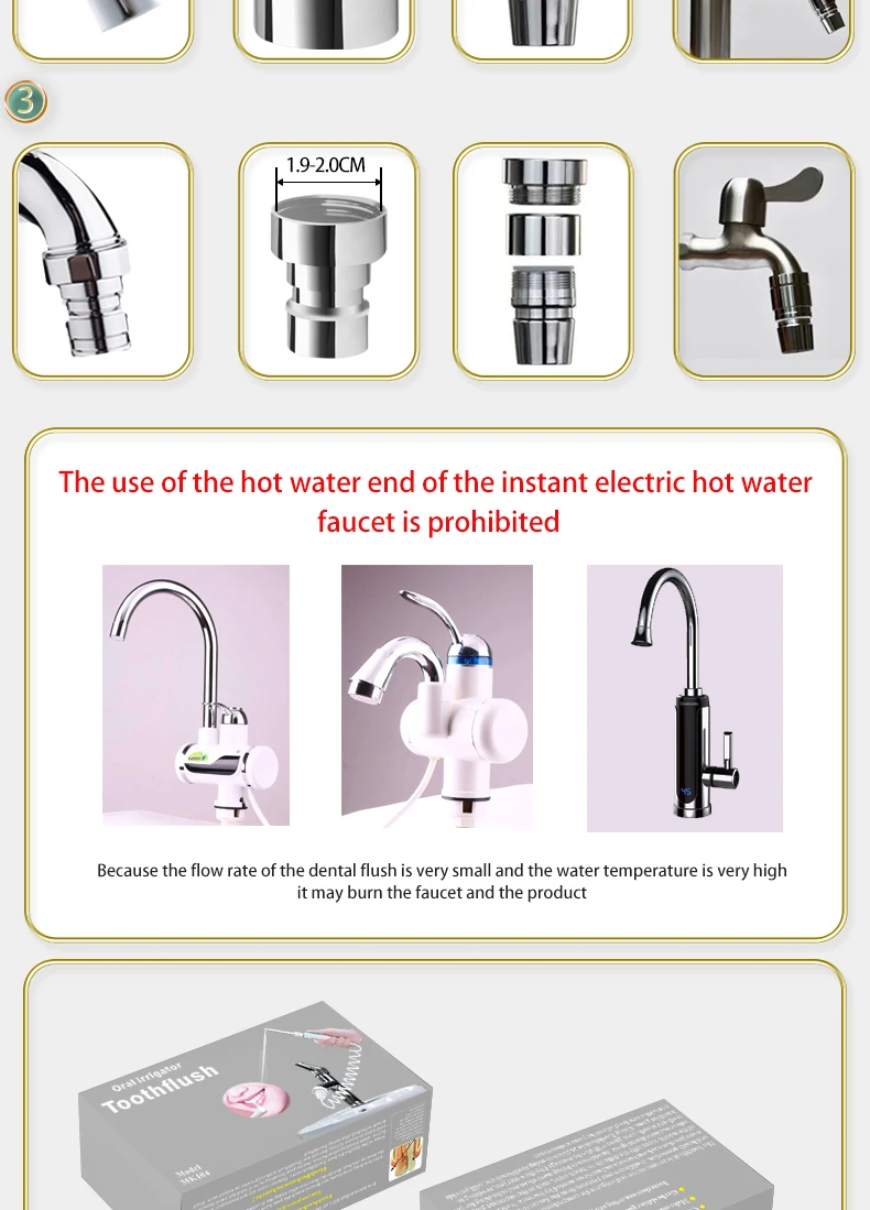 Water Dental Flosser Faucet Or - Micellar Water Cleanser ulasan dan harga