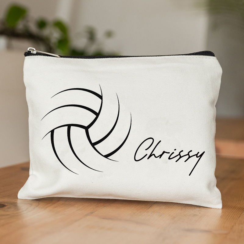 Custom Volleyball Pattern Make - Beauty Makeup Case ulasan dan harga