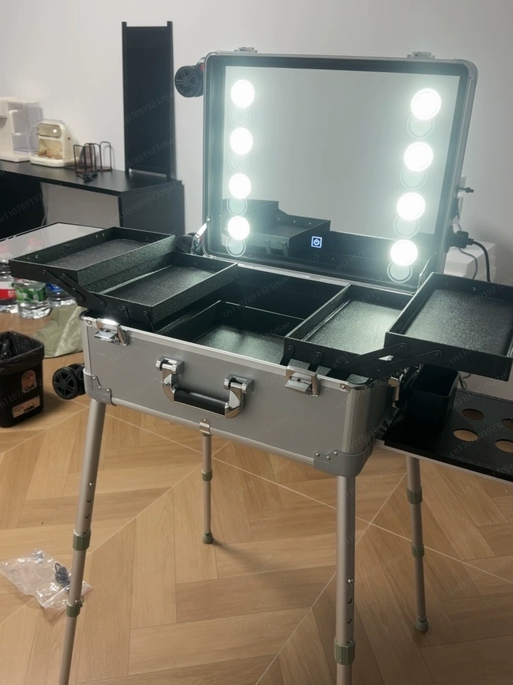 22 inch Trolley Suitcase LED L - Beauty Makeup Table ulasan dan harga