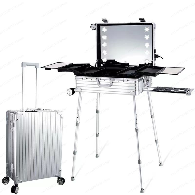 22 inch Trolley Suitcase LED L - Beauty Makeup Table ulasan dan harga