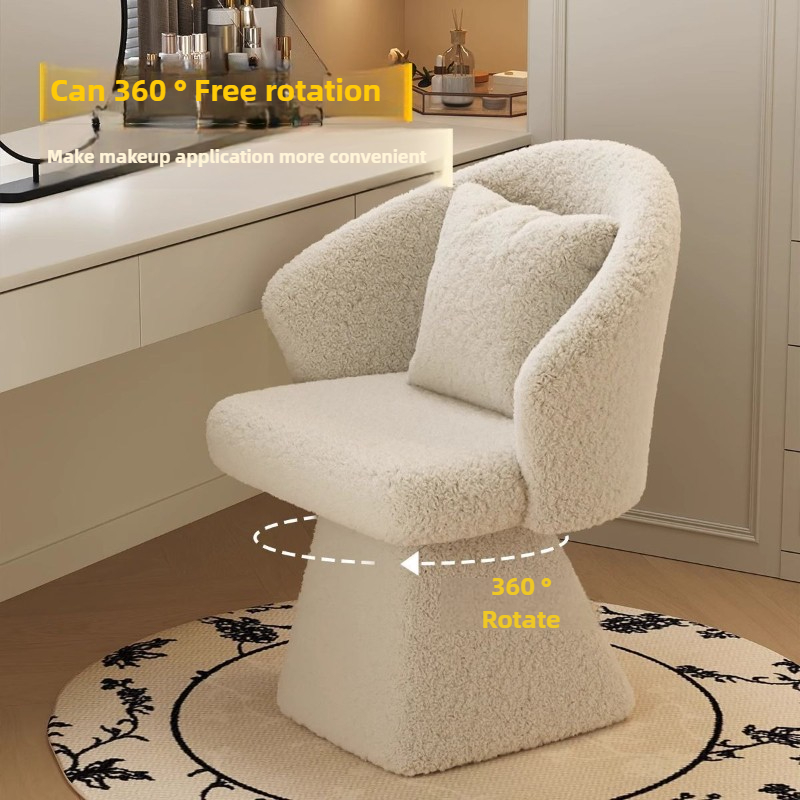 Dressing Table Chair, Rotatabl - Beauty Makeup Table ulasan dan harga