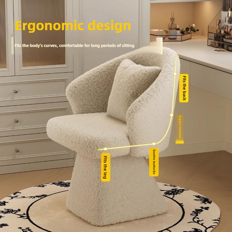 Dressing Table Chair, Rotatabl - Beauty Makeup Table ulasan dan harga