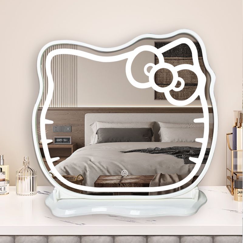 Makeup Mirror with Lamp Girl B - Beauty Makeup For Girl ulasan dan harga