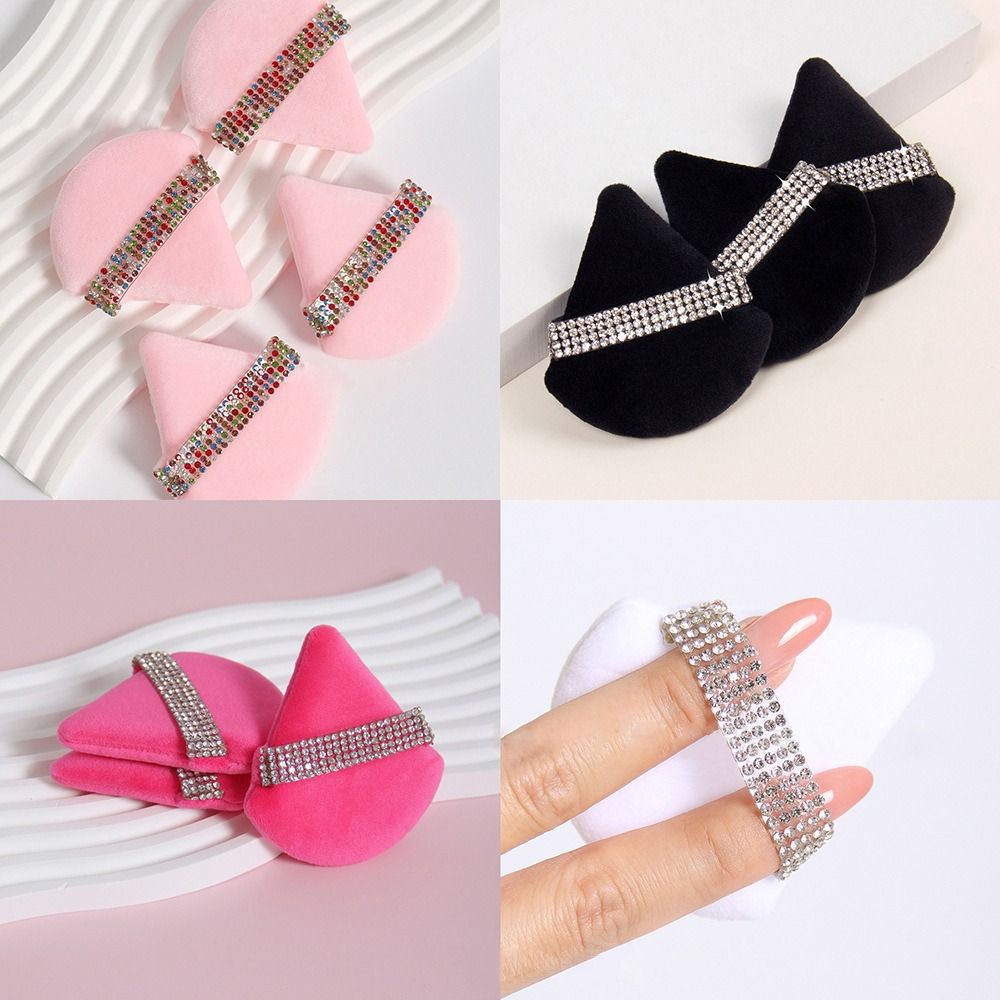Sponge Powder Puff Diamond Tri - Beauty Makeup Store ulasan dan harga
