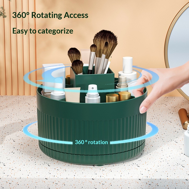 360 ° Table Top Rotary Makeup  - Beauty Makeup Background ulasan dan harga