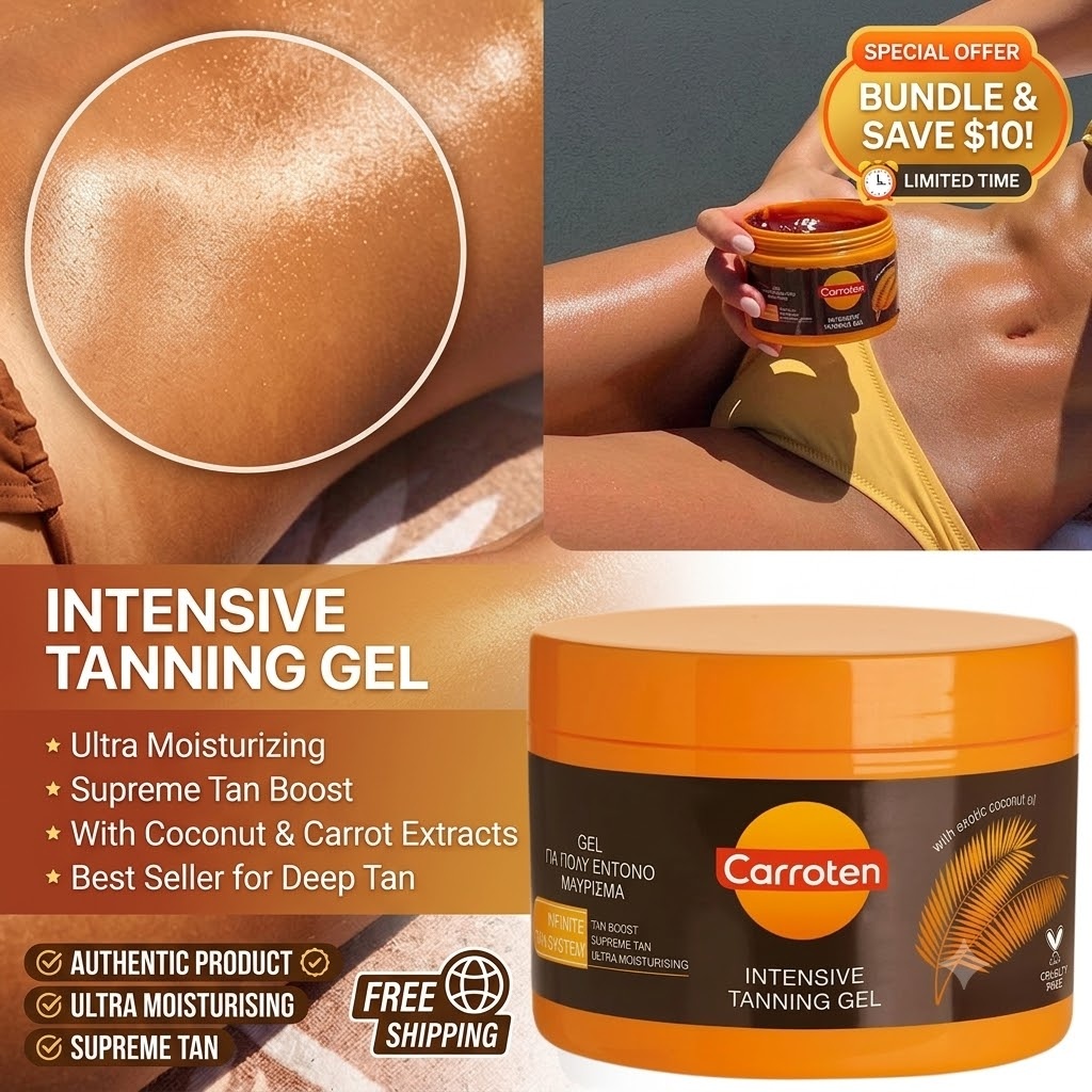 150ml Carroten Intensive Tanni - Body Shimmer Lotion ulasan dan harga