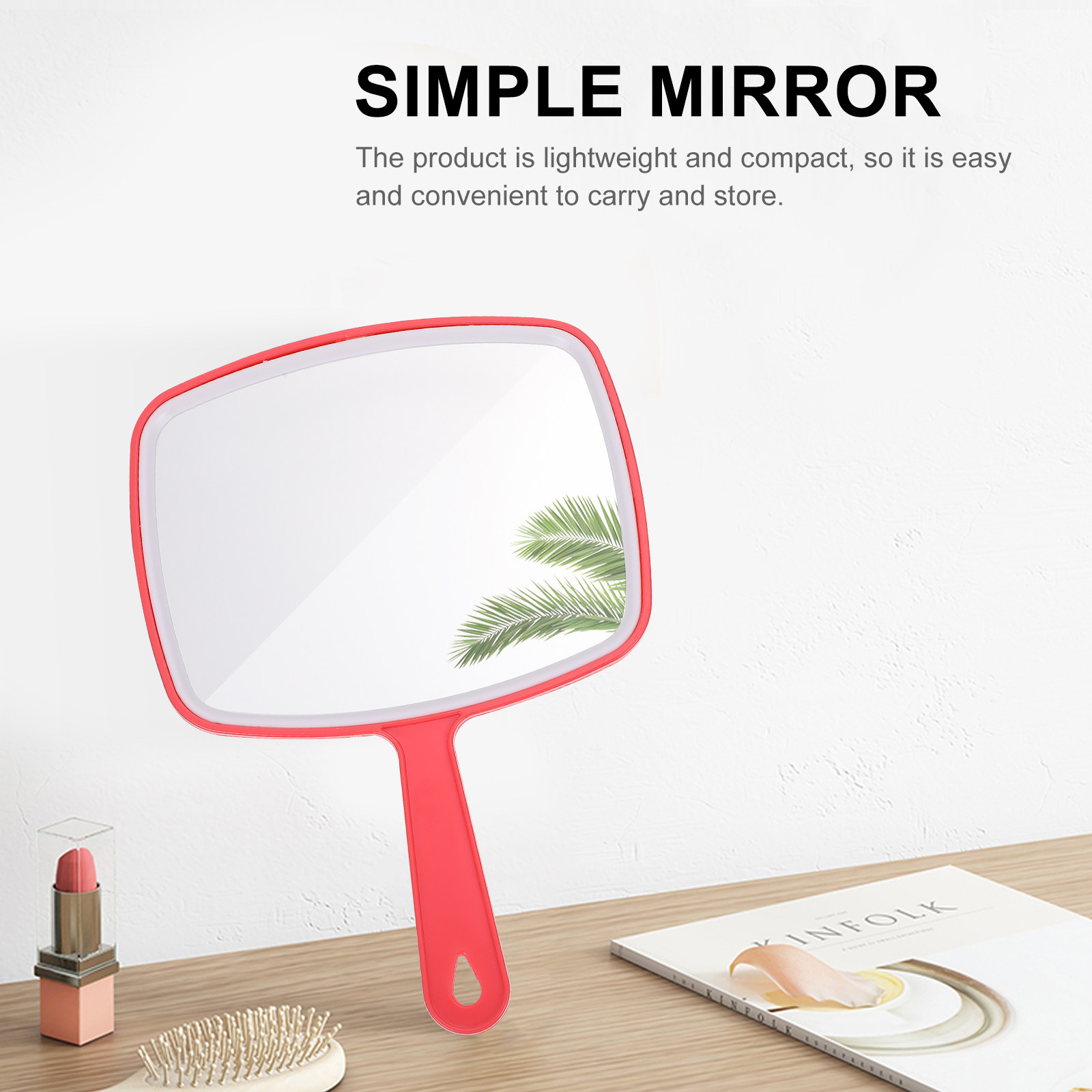 2Pcs Creative Beauty Mirror Ha - Beauty Makeup Hd ulasan dan harga