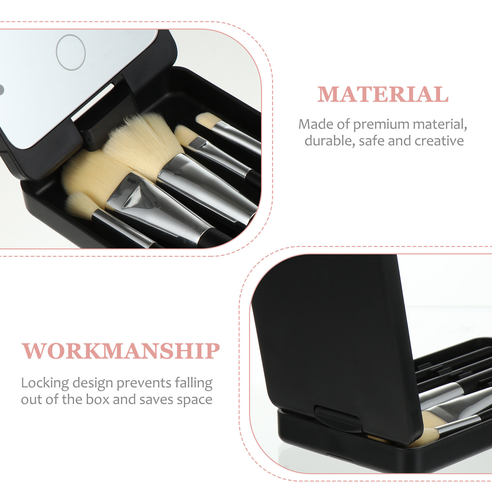 5Pcs LED Light Makeup Mirror S - Beauty Makeup Hd ulasan dan harga