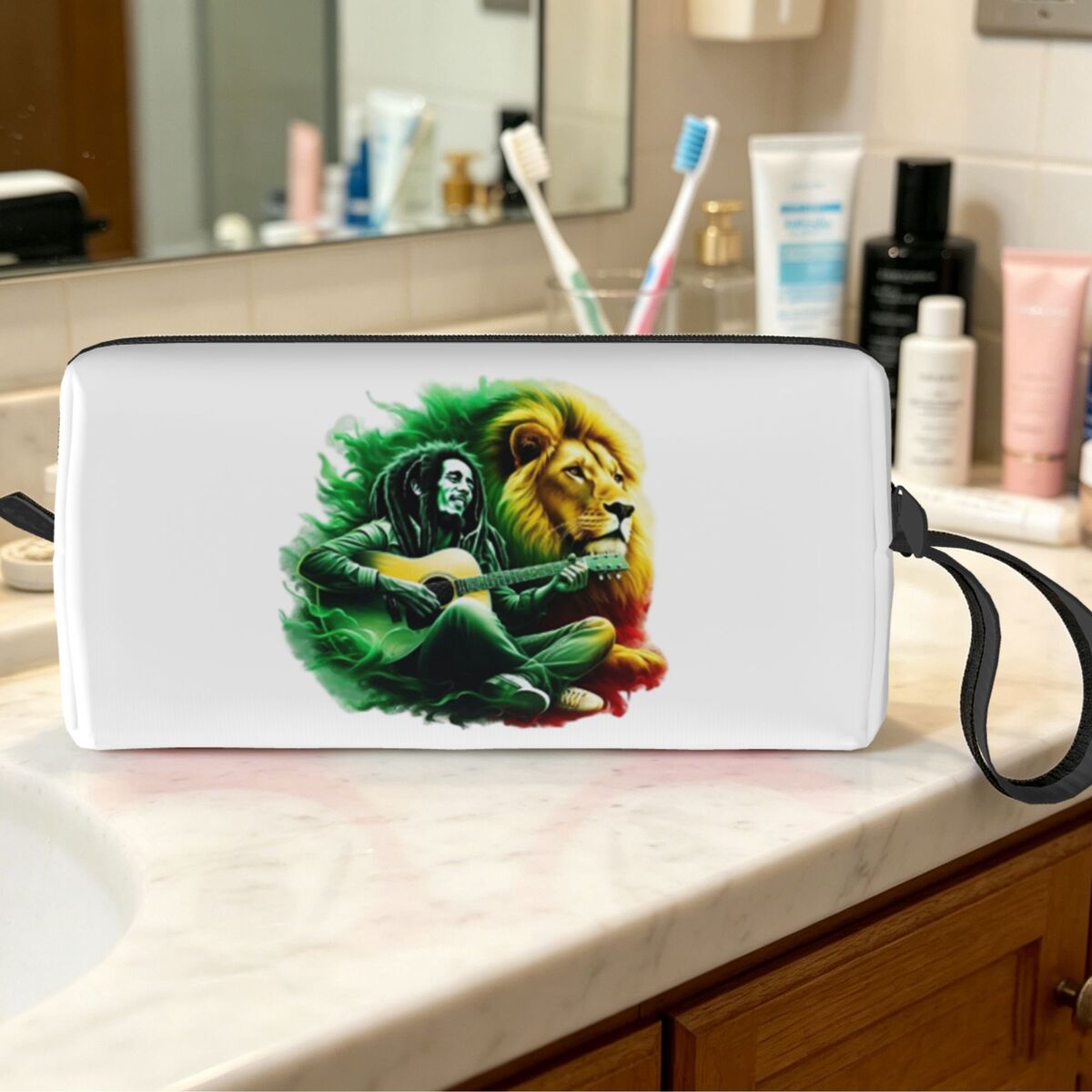 Bob Marley One Love Makeup Bag - Beauty Love Makeup ulasan dan harga