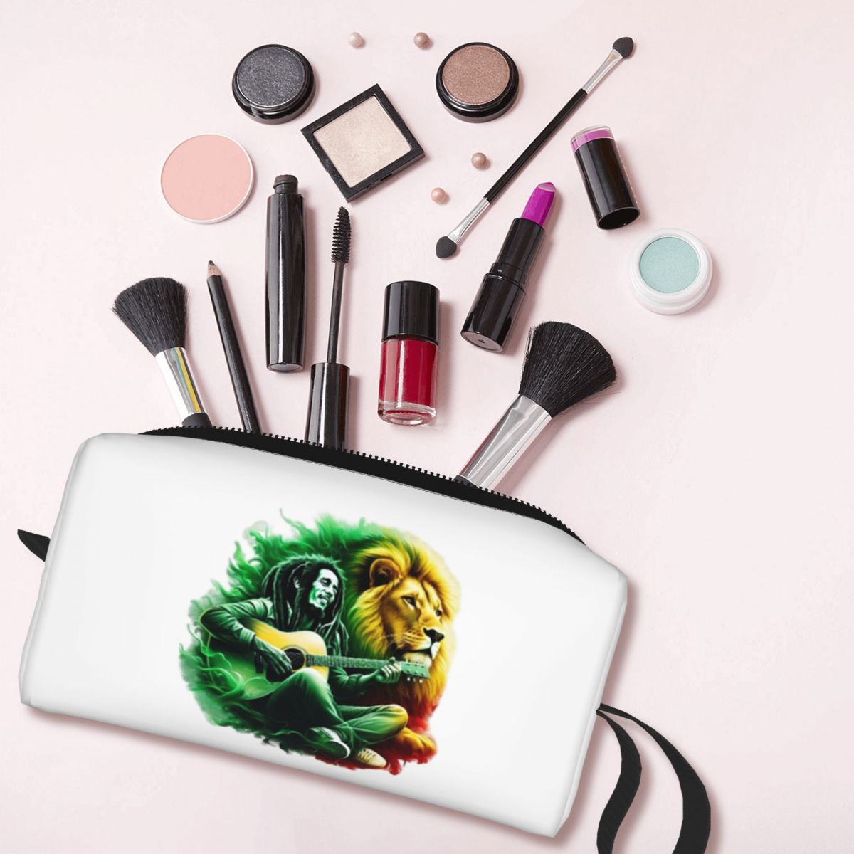 Bob Marley One Love Makeup Bag - Beauty Love Makeup ulasan dan harga
