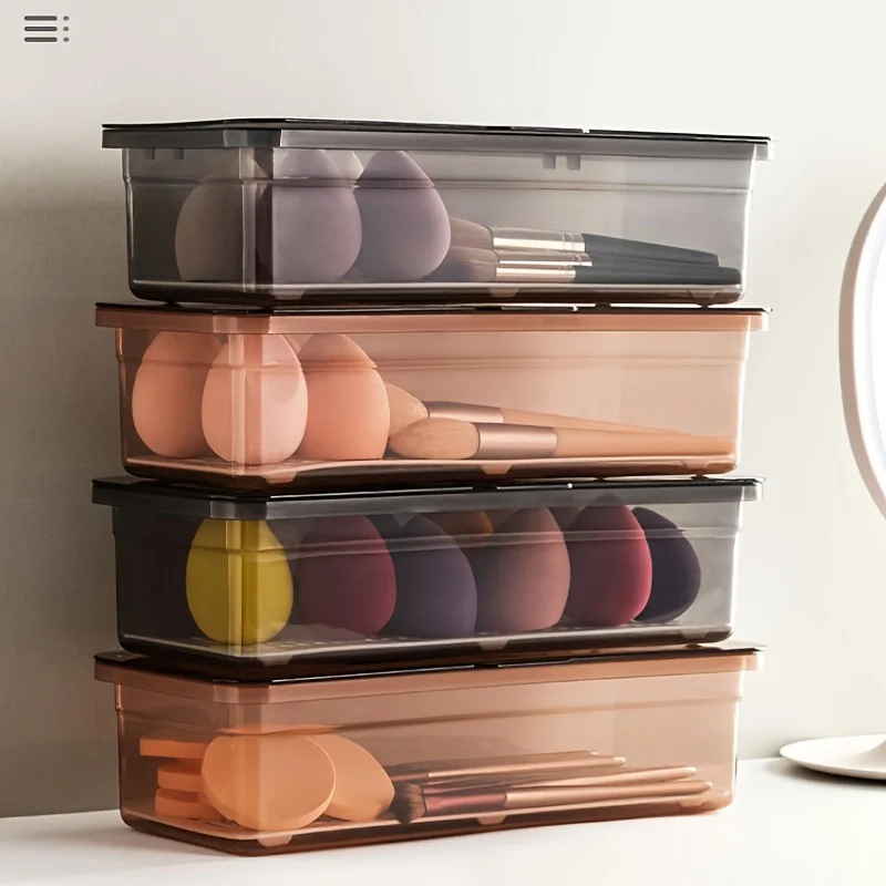 Makeup Brush Storage Box, Dres - Beauty Makeup Table ulasan dan harga