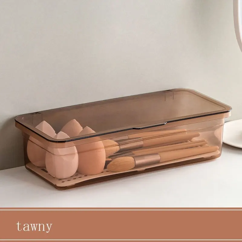 Makeup Brush Storage Box, Dres - Beauty Makeup Table ulasan dan harga