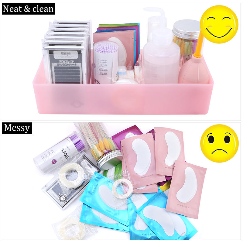 Eyelash Storage Box Large Capa - Beauty Makeup Case ulasan dan harga