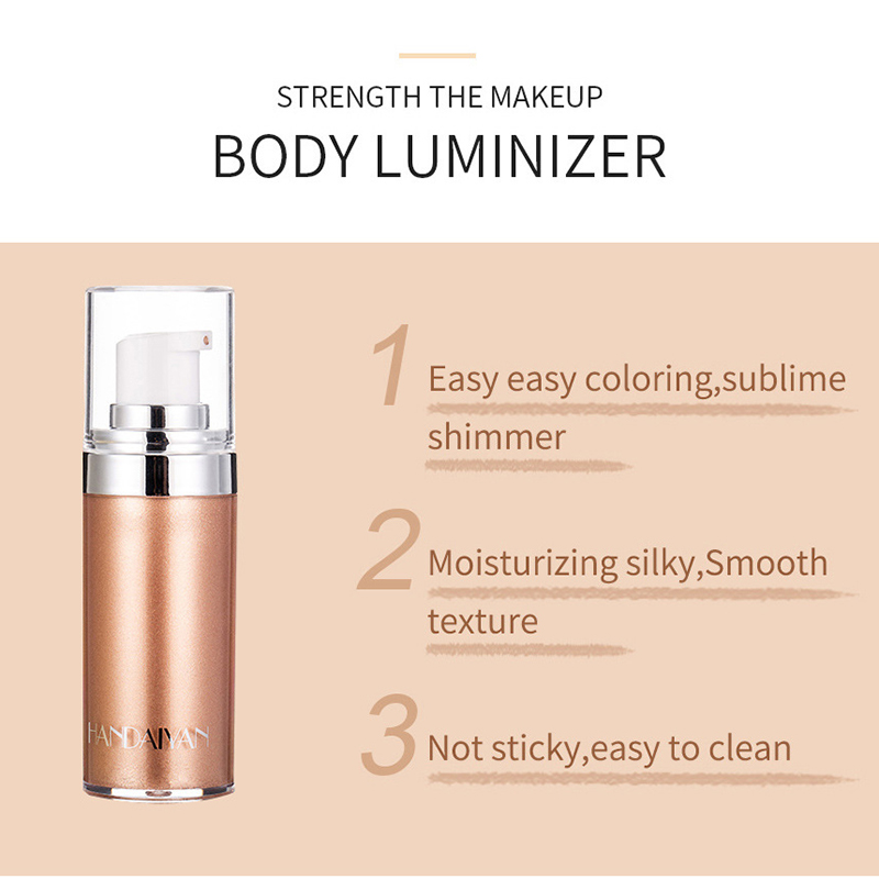 Face Body Glow Highlighter Ill - Body Shimmer Lotion ulasan dan harga