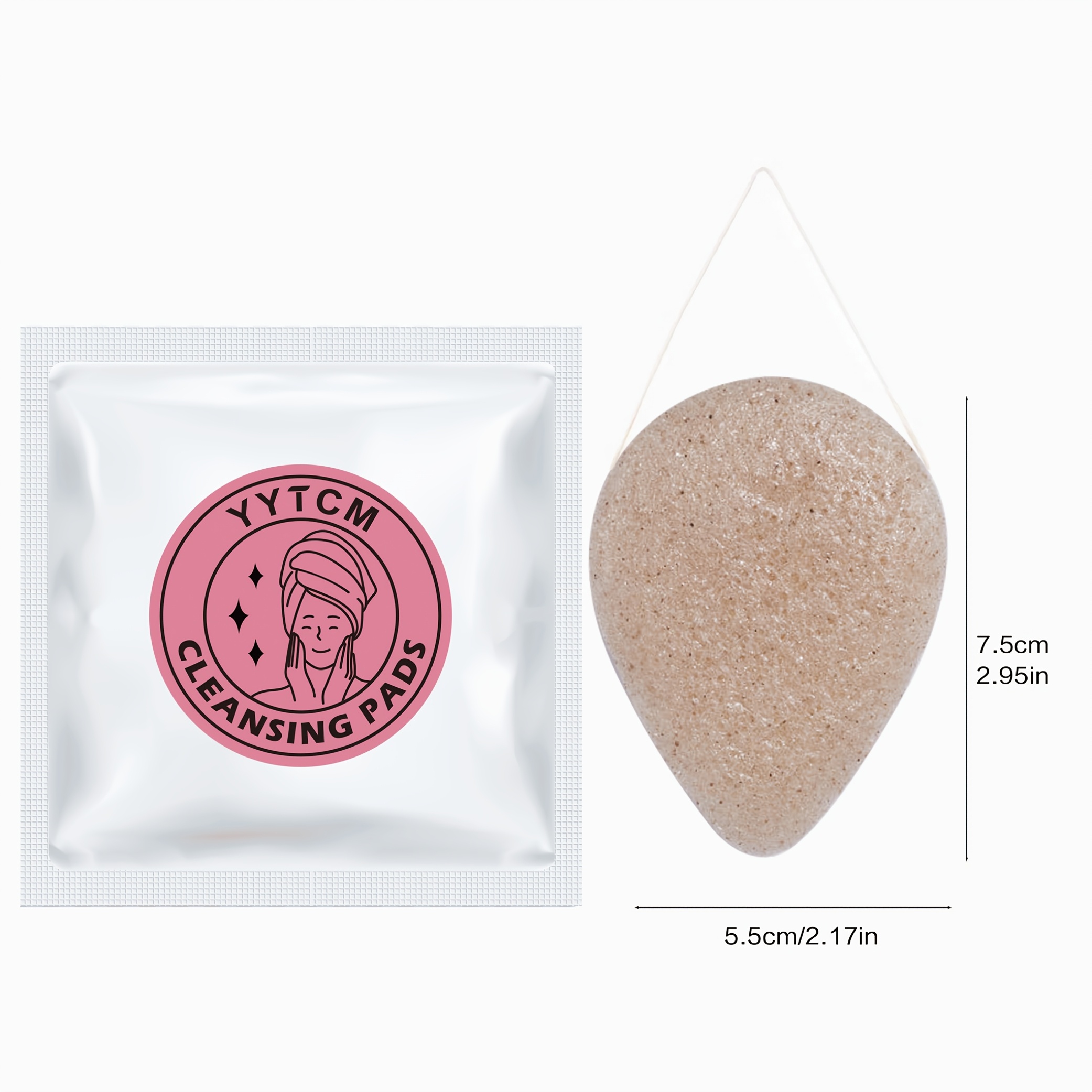 Walnut Seed Konjac Face Sponge - Beauty Makeup Store ulasan dan harga