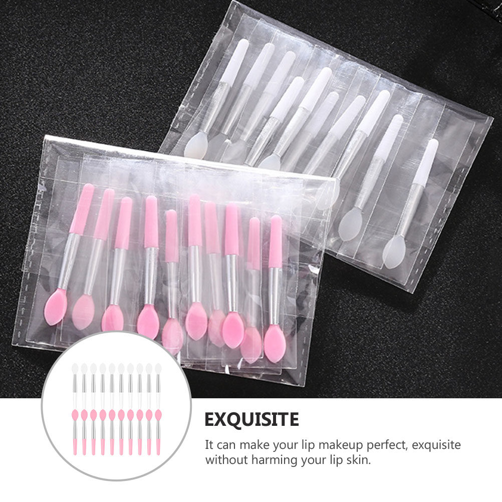 20Pcs Silicone Lip Brush Soft  - Beauty Makeup Brushes ulasan dan harga