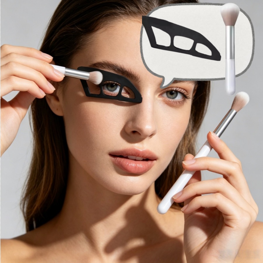2-piece Set Female Eye Shadow  - Beauty Makeup Background ulasan dan harga