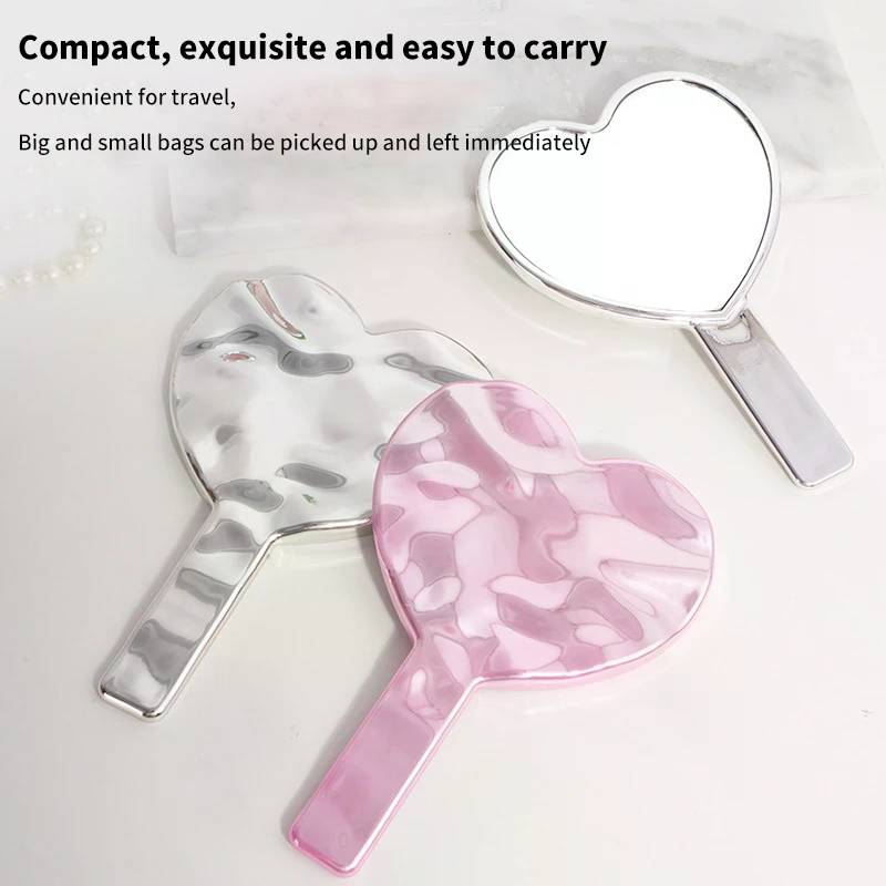 1Pcs Handheld Makeup Mirror Lo - Beauty Love Makeup ulasan dan harga