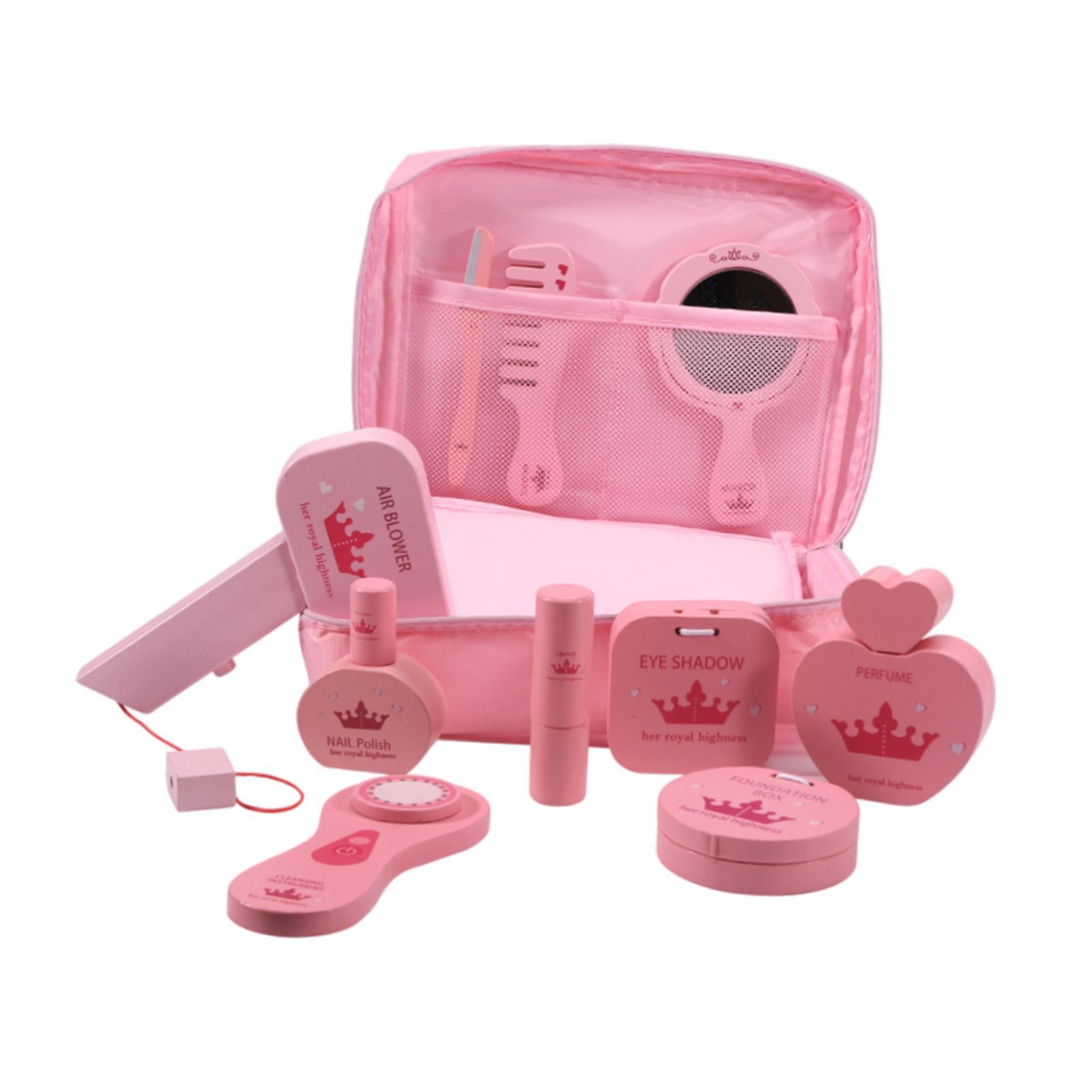 10x Pretend Makeup Kits Wood B - Beauty Makeup Kit For Girls ulasan dan harga