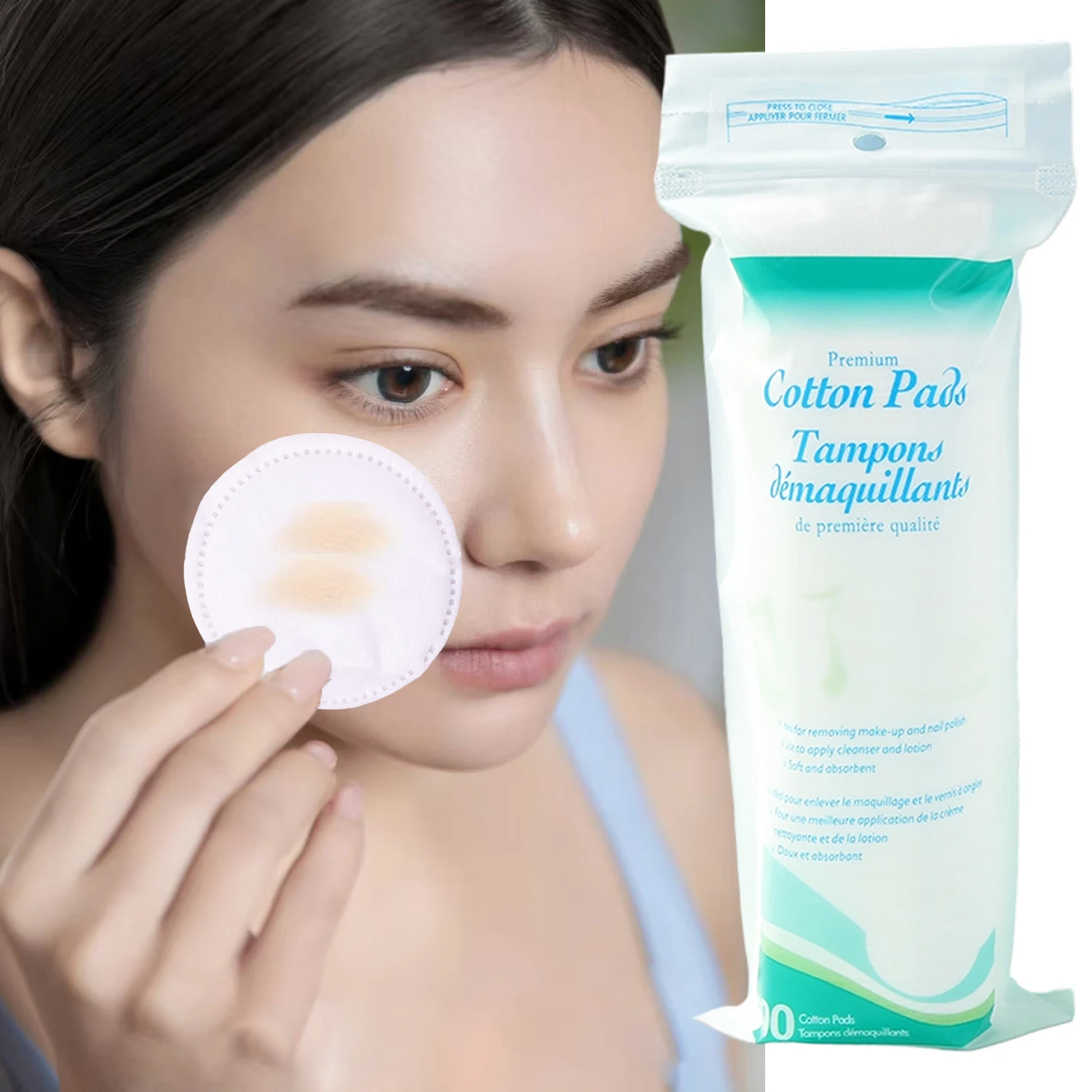 Disposable Makeup Remover Pads - Kiss Beauty Makeup Remover ulasan dan harga