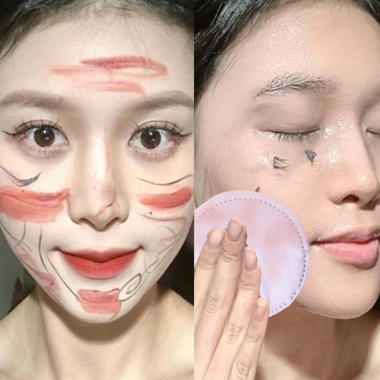 Disposable Makeup Remover Pads - Kiss Beauty Makeup Remover ulasan dan harga