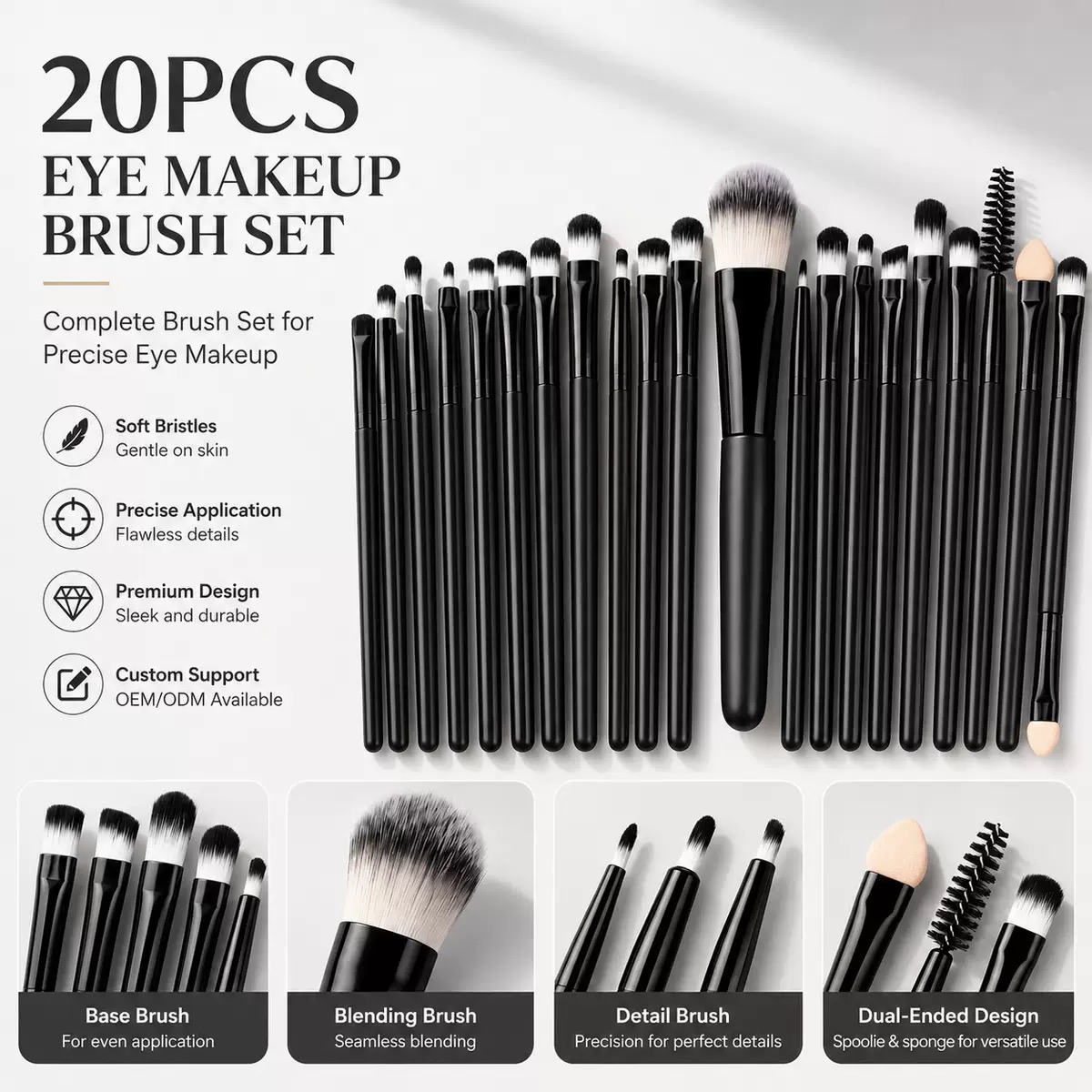 20Pcs Professional Makeup Brus - Beauty Makeup Store ulasan dan harga