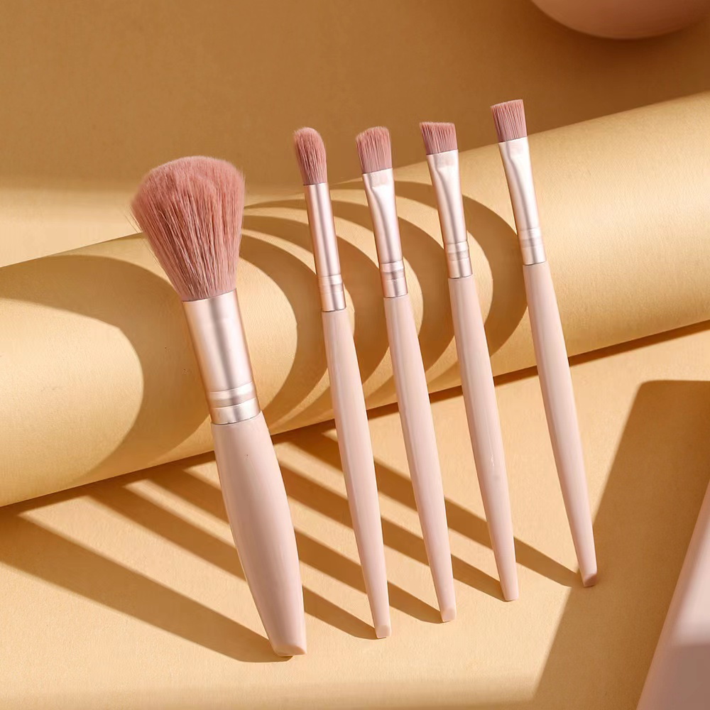 5pcs Cosmetic Brush Kit With M - Beauty Makeup Background ulasan dan harga