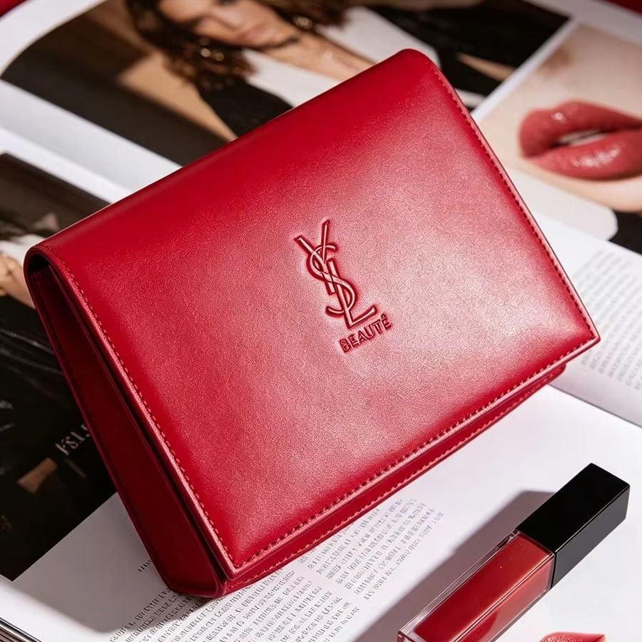 YSL’s Bag Elegant Red Quilted  - Ysl Beauty Makeup ulasan dan harga
