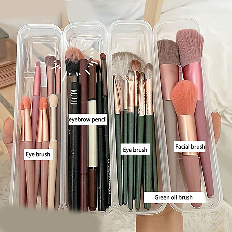 Makeup Brush Organizer Transpa - Beauty Makeup Box ulasan dan harga