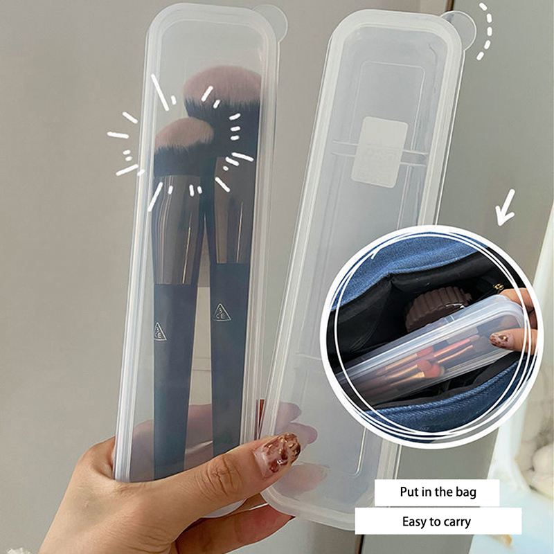 Makeup Brush Organizer Transpa - Beauty Makeup Box ulasan dan harga