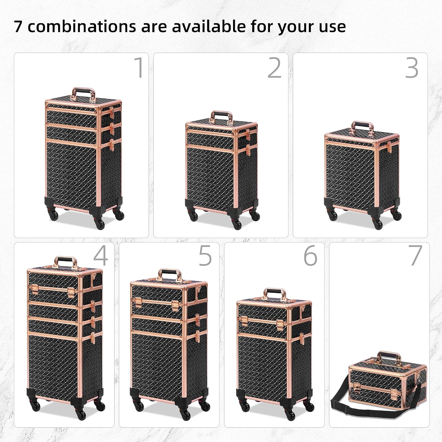 Rolling Makeup Case Makeup Tra - Beauty Makeup Case ulasan dan harga