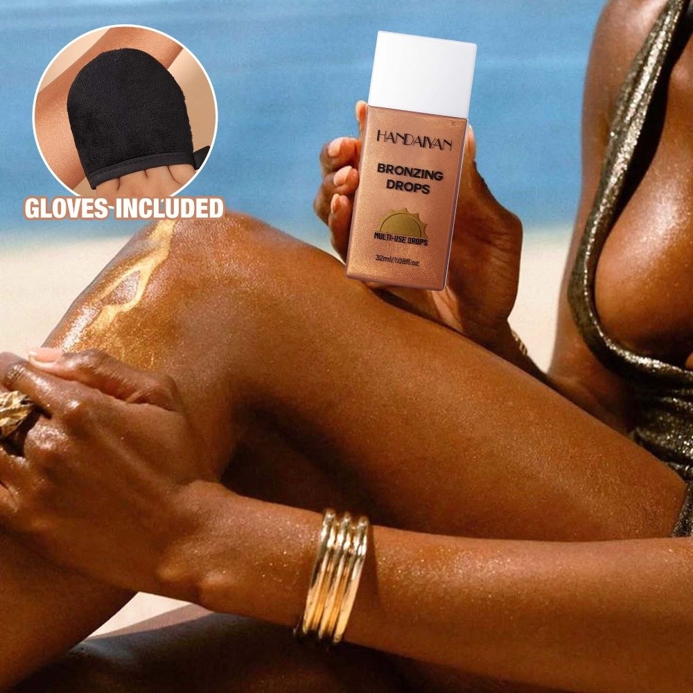 Pearlescent Shine Bronzer Liqu - Body Shimmer Lotion ulasan dan harga