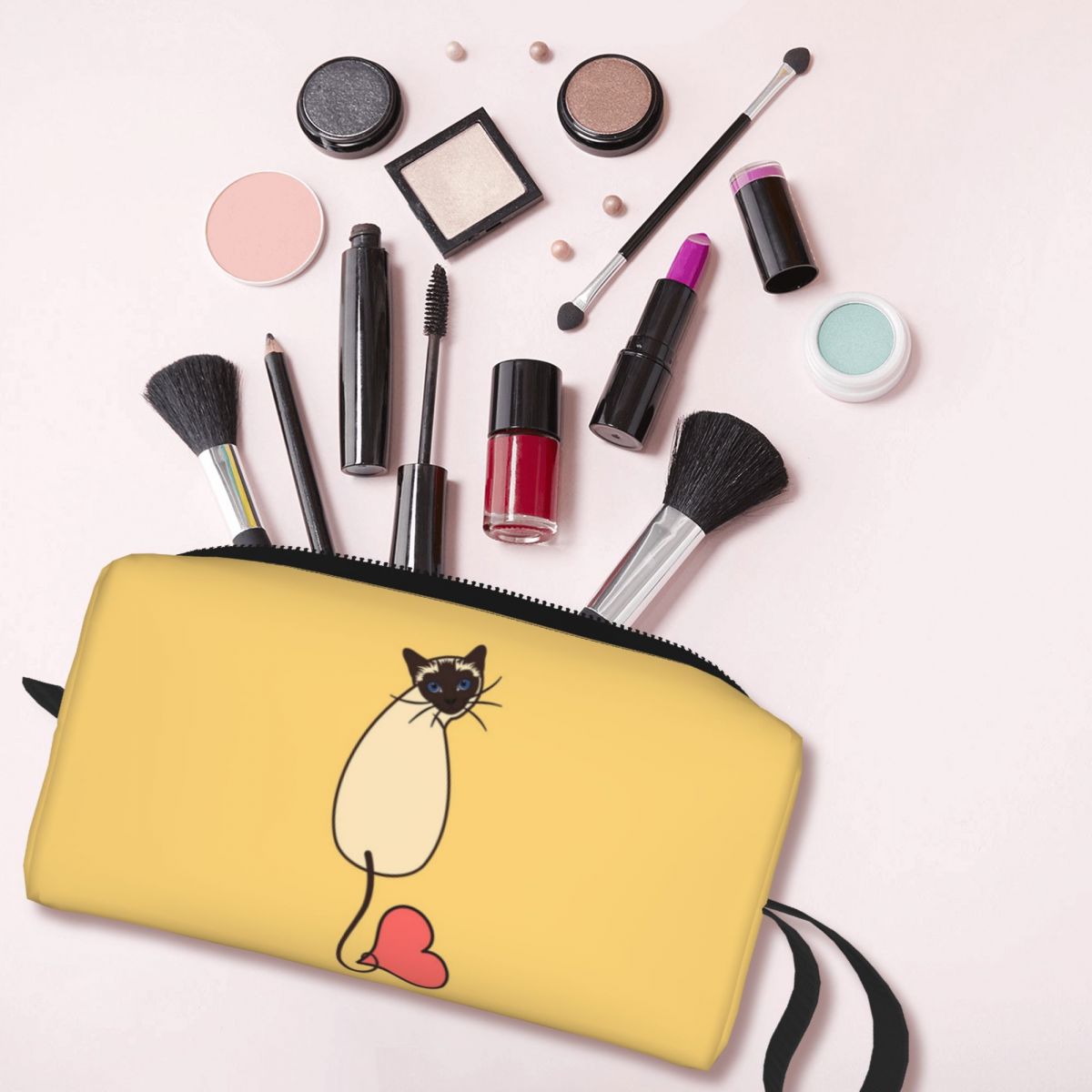 Love Siamese Cat-Yellow Makeup - Beauty Love Makeup ulasan dan harga