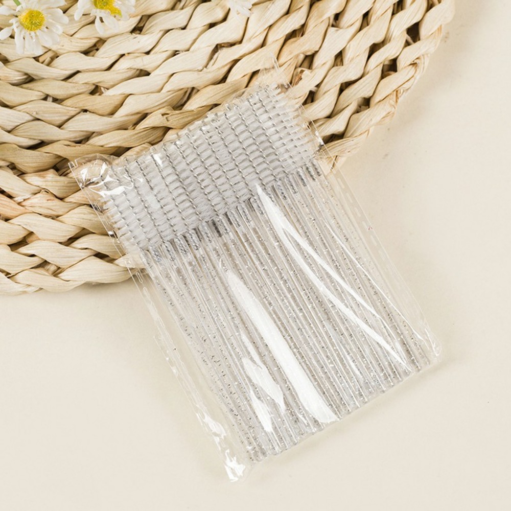 50-100PCS Crystal Eyelash Brus - Beauty Makeup Background ulasan dan harga