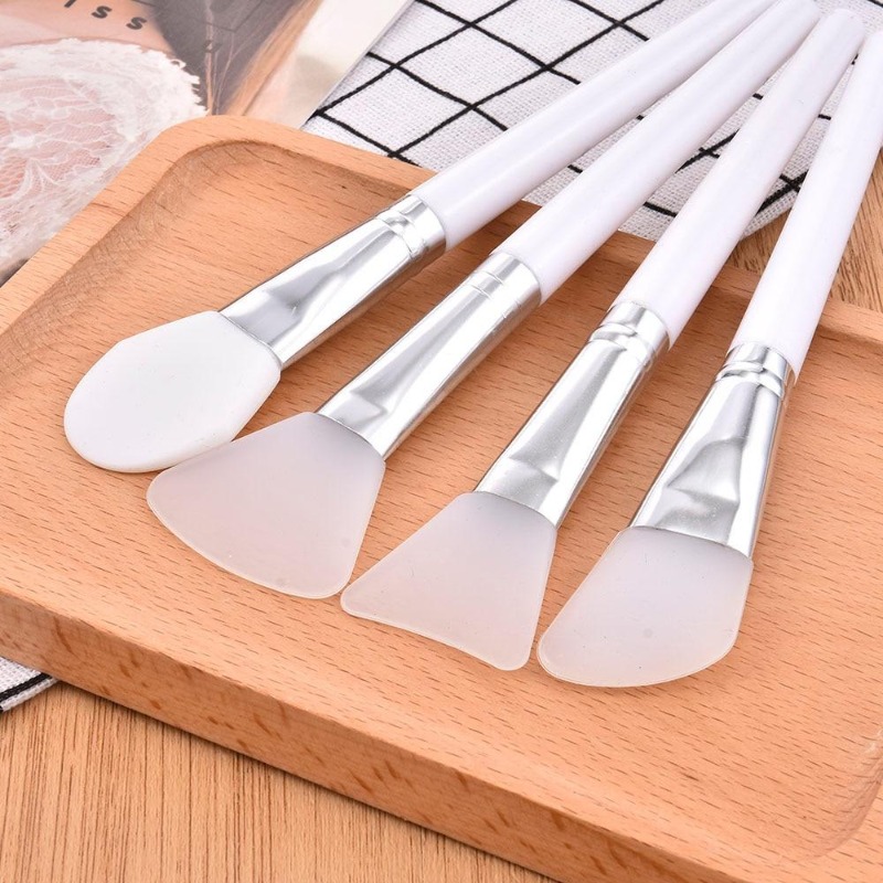 4Pcs/set White Makeup Silicone - Beauty Makeup Store ulasan dan harga