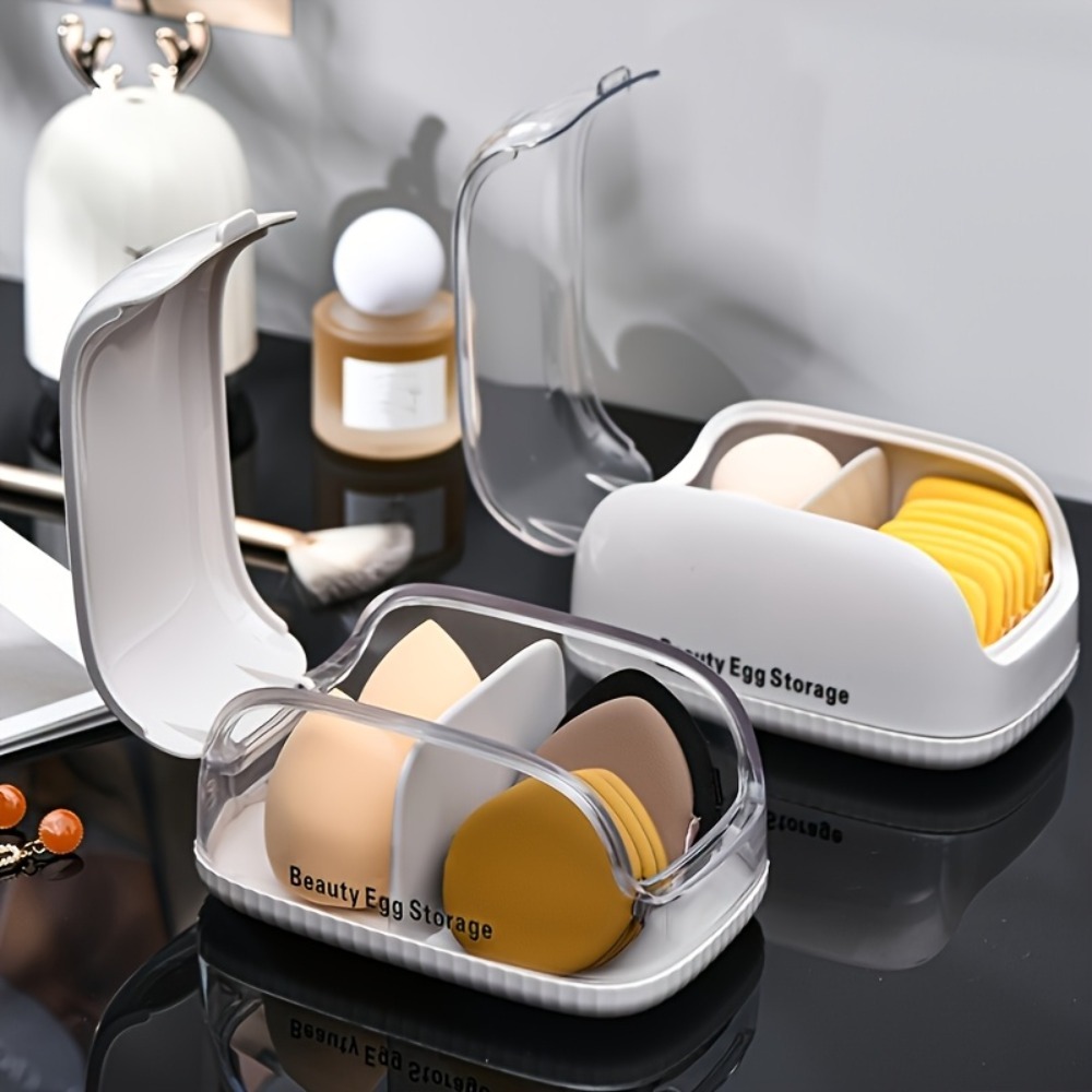 Dual Compartment Beauty Sponge - Beauty Makeup Case ulasan dan harga